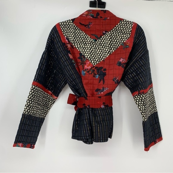 NEW Anthropologie Dolan Quilted Patchwork Jacket Size S - Picture 6 of 7
